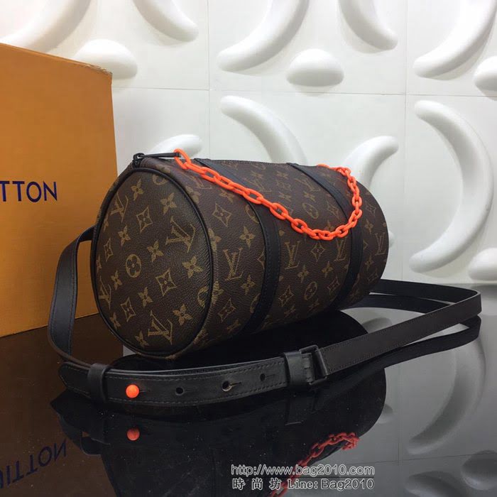 路易威登LV 頂級原單 M44479 PAPILLON手袋 中古來襲 造型經典 皮質手柄斜挎包  YDH2374